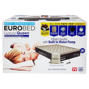 EUROBED LUXURY QUEEN AS SEEN ON TV WITH PUMP 1 Year Warranty-Cheapest Ever !~ 